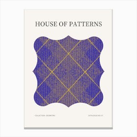 Geometric Pattern Poster 7 Canvas Print