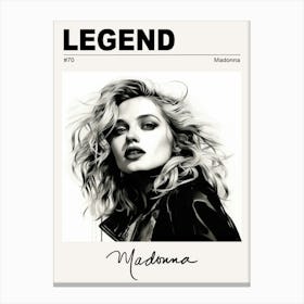 Madonna Legend Canvas Print