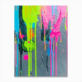 Splatter Painting Canvas Print