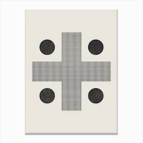 Abstract Cross Canvas Print
