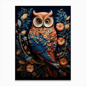 Contemporary Owl 1 Canvas Print