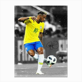 Neymar Brazil Canvas Print