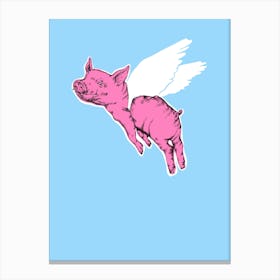 Pigs Might Fly Canvas Print
