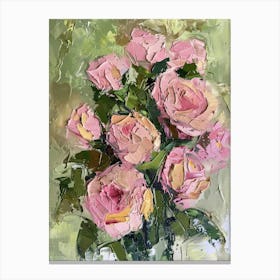 Pink Roses 9 Canvas Print