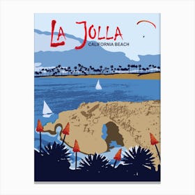 La Jolla Beach Canvas Print