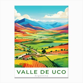 Argentina Valle De Uco Travel Canvas Print