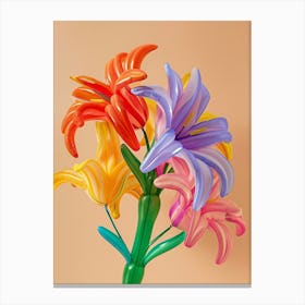 Dreamy Inflatable Flowers Gloriosa Lily 2 Canvas Print