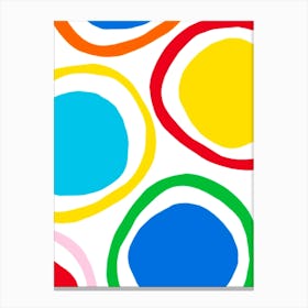 Colorful Circles 13 Canvas Print