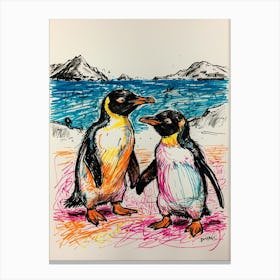 Penguins 13 Canvas Print