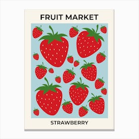 Fruit Market Strawberry | 01 Canvas Print