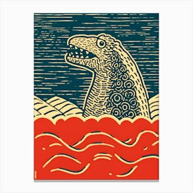 Godzilla Canvas Print