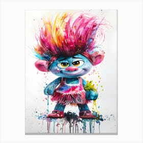 Poppy Of Trolls World Tour Canvas Print