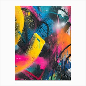 London Graffiti Canvas Print