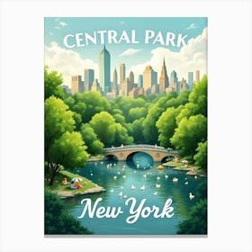 Central Park New York Stampe su tela