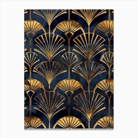 Deco Fans Canvas Print