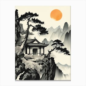 Chinese Temple Canvas Print