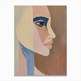 Abstract Portrait Of A Woman 74 Canvas Print