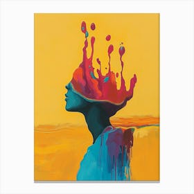 Woman'S Head 1 Canvas Print