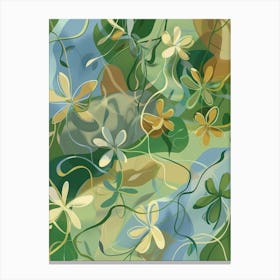 Abstract Floral Canvas Print