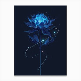 Blue Flower Canvas Print