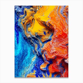 Abstract Colorful Painting Stampe su tela