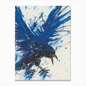 Abstract Crow 2 Canvas Print