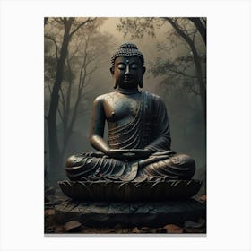 Buddha statue 4 Canvas Print