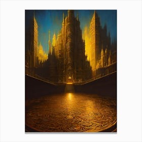 Golden City Canvas Print