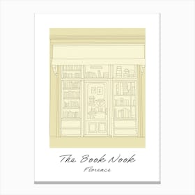 Florence The Book Nook Pastel Colours 4 Poster Canvas Print