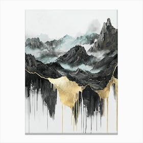 Pyrenean Luster Liquid Gold Canvas Print