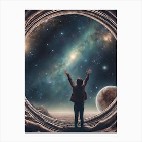 Reaching Into The Universe Canvas Print