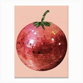 Disco Tomato Canvas Print