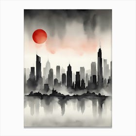 City Skyline 1 Canvas Print