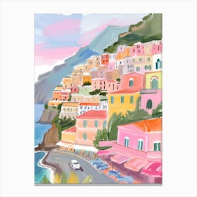 Amalfi Coast La Dolce Vita Poster 2 Canvas Print