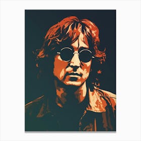 John Lennon Canvas Art Canvas Print