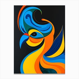 Flux Schnell A Vibrant Abstract Art Piece Inspired By The Dyna 0 Canvas Print