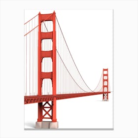 Golden Gate Bridge Landmark Canvas Print