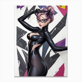 Catwoman  (Fashion Expose) Canvas Print