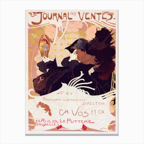 Sales Journal (1899), Georges De Feure Canvas Print