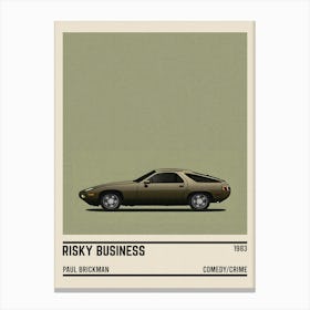 Risky Business Car Movie Canvas Print