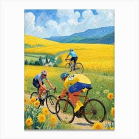 Tour De France Canvas Print