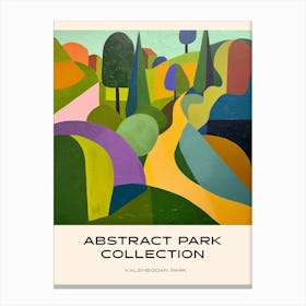 Abstract Park Collection Poster Kalemegdan Park Belgrade Serbia 1 Canvas Print