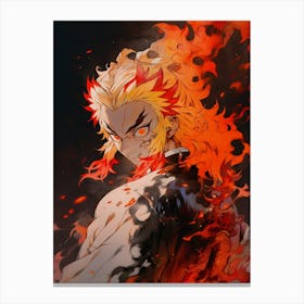 Kyojuro Rengoku Demon Slyer Canvas Print