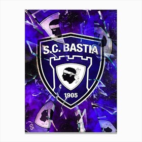 Bastia Brokem Glass Canvas Print