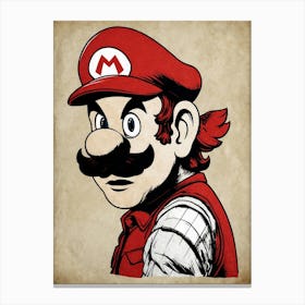 Mario Bros 7 Canvas Print