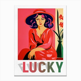 Lucky Lady Canvas Print