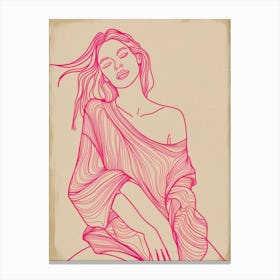 Sexy Girl Canvas Print