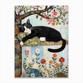 Lazy Cat Canvas Print