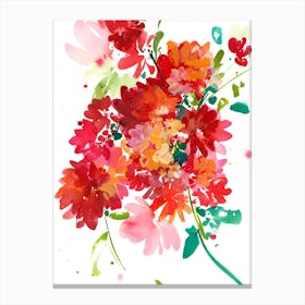 Floral Rouge Canvas Print