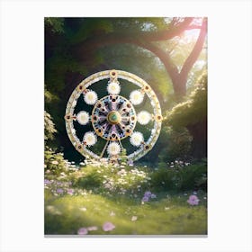 Fairy Wheel In The Forest 4 Canvas Print